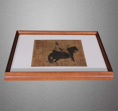 泌阳书画装裱配框服务案例